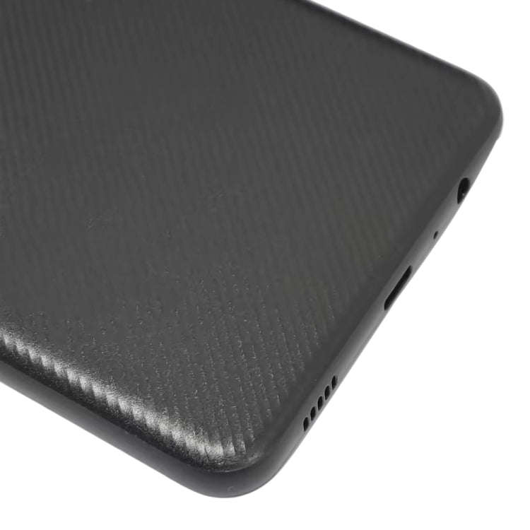 For Samsung Galaxy A02 Battery Back Cover with Camera Lens Cover (Black)