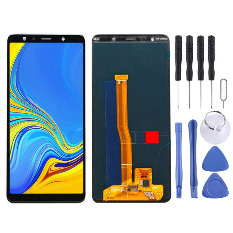 Original Super AMOLED LCD Screen for Galaxy A7 (2018), A750F / DS With Digitizer Full Assembly (B...