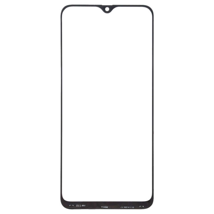 For Samsung Galaxy A40s 10pcs Front Screen Outer Glass Lens (Black)