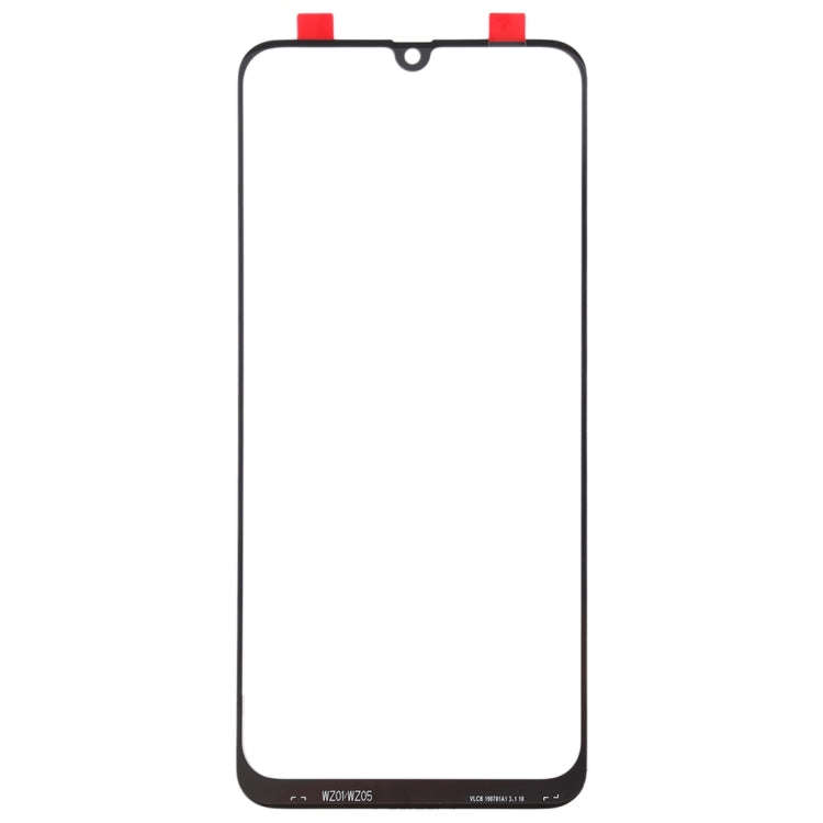 For Samsung Galaxy A50s 10pcs Front Screen Outer Glass Lens (Black)