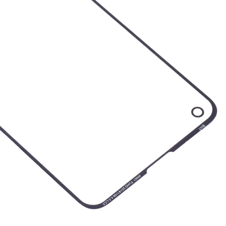 For Samsung Galaxy S10e SM-G970F/DS, SM-G970U, SM-G970W 10pcs Front Screen Outer Glass Lens (Black)