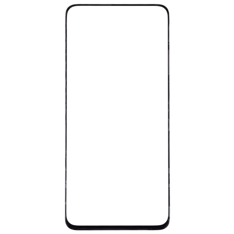 For Samsung Galaxy A90 / A80 10pcs Front Screen Outer Glass Lens (Black)