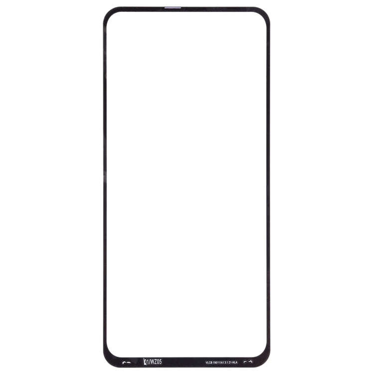 For Samsung Galaxy A60 10pcs Front Screen Outer Glass Lens (Black)