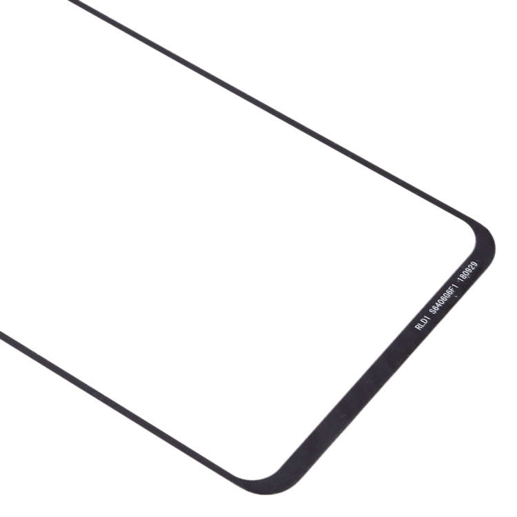 For Samsung Galaxy A8s / Galaxy A9 Pro 2019 10pcs Front Screen Outer Glass Lens (Black)