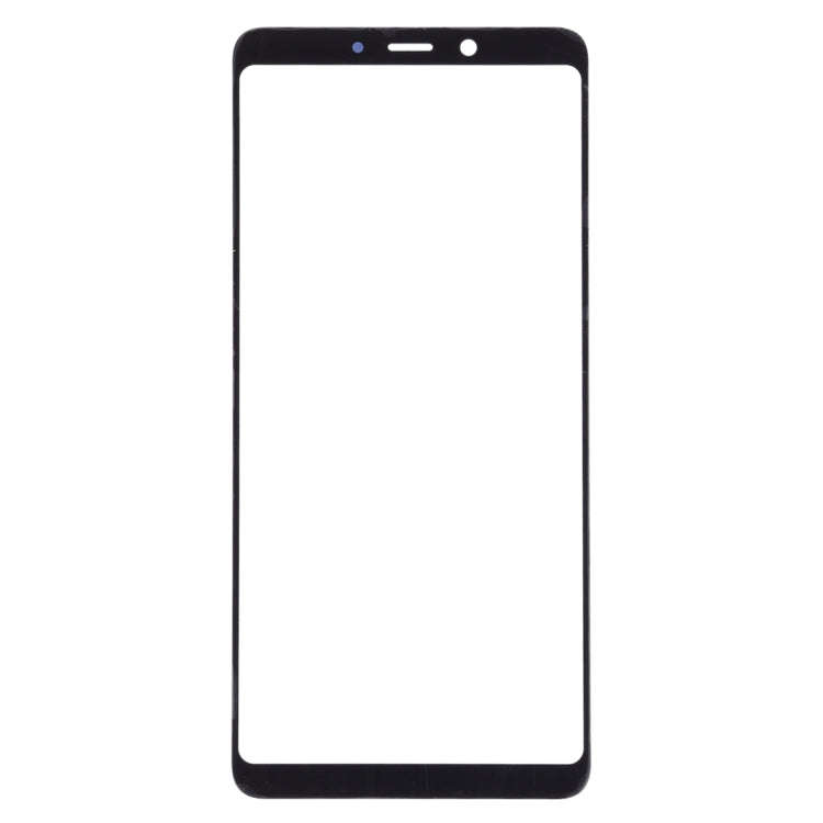 For Samsung Galaxy A9 (2018) / A9s 10pcs Front Screen Outer Glass Lens (Black)