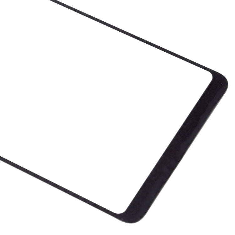 For Samsung Galaxy A9 (2018) / A9s 10pcs Front Screen Outer Glass Lens (Black)