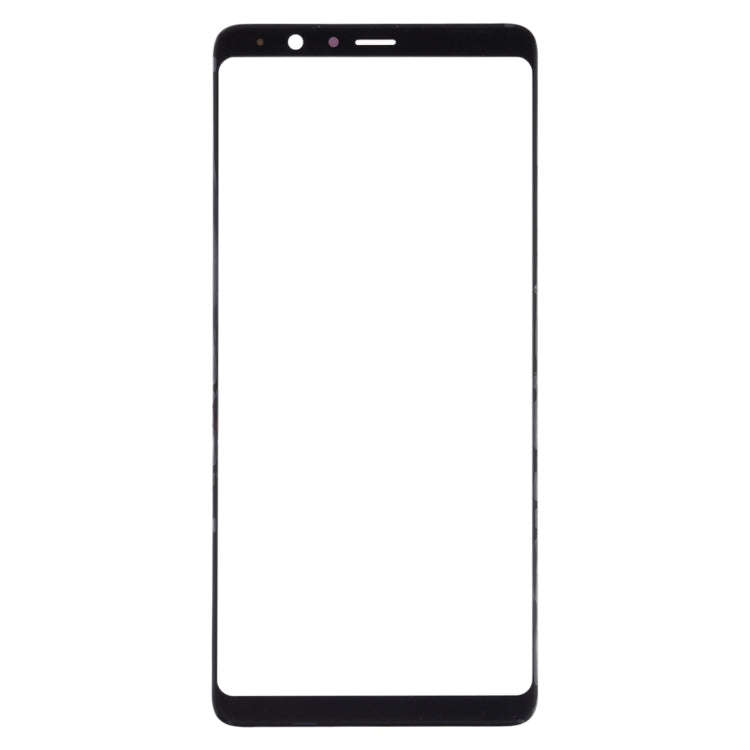 For Samsung Galaxy A8 Star / A9 Star 10pcs Front Screen Outer Glass Lens (Black)
