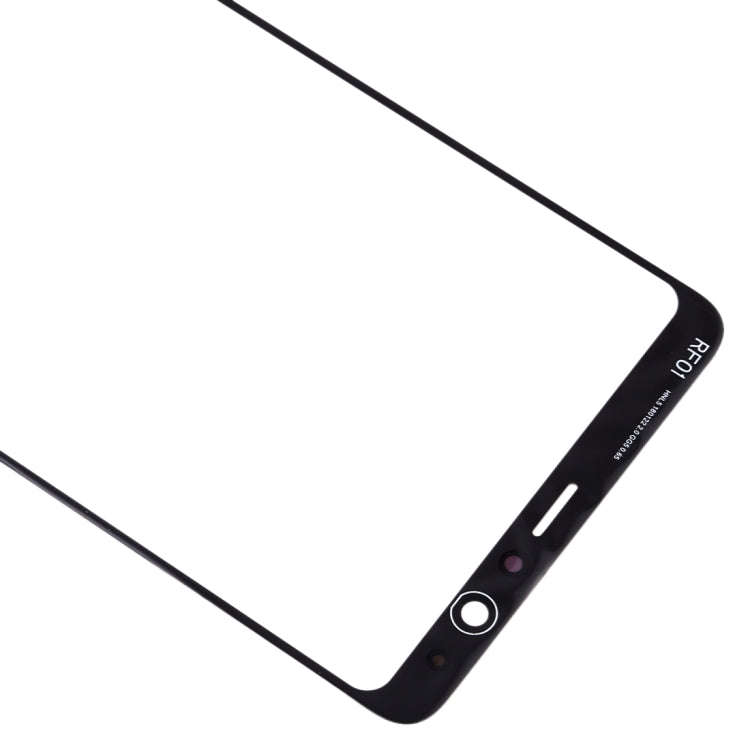 For Samsung Galaxy A8 Star / A9 Star 10pcs Front Screen Outer Glass Lens (Black)