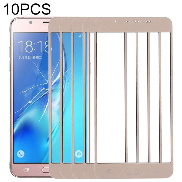 For Samsung Galaxy J5 (2016) / J510FN / J510F / J510G / J510Y / J510M 10pcs Front Screen Outer Gl...