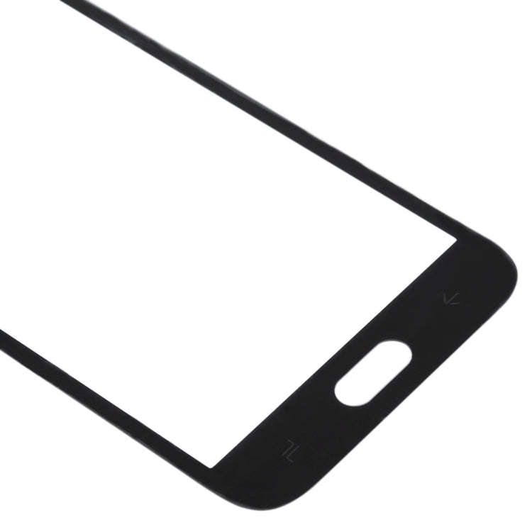 For Samsung Galaxy J2 Pro (2018), J250F/DS 10pcs Front Screen Outer Glass Lens (Black)