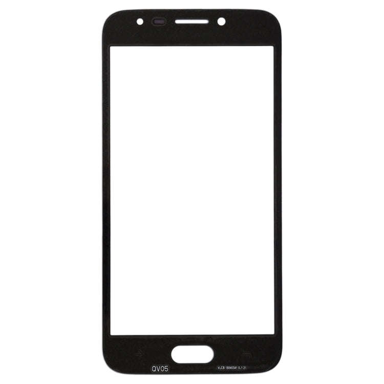 For Samsung Galaxy J2 Pro (2018), J250F/DS 10pcs Front Screen Outer Glass Lens (Grey)