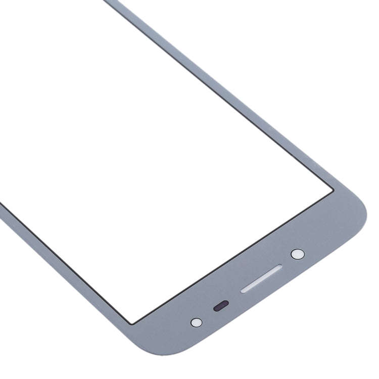 For Samsung Galaxy J2 Pro (2018), J250F/DS 10pcs Front Screen Outer Glass Lens (Grey)