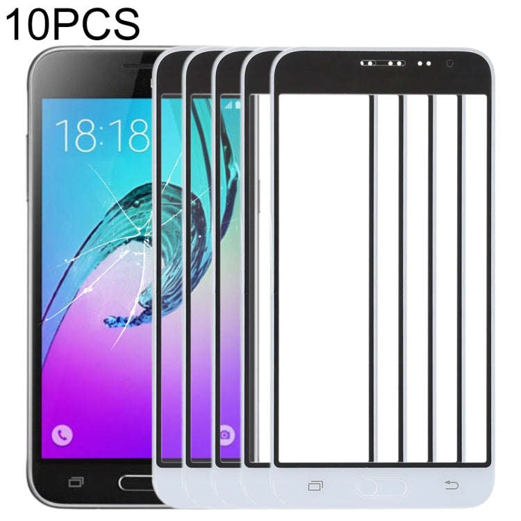 For Samsung Galaxy J3 (2016) / J320FN / J320F / J320G / J320M / J320A / J320V / J320P 10pcs Front...