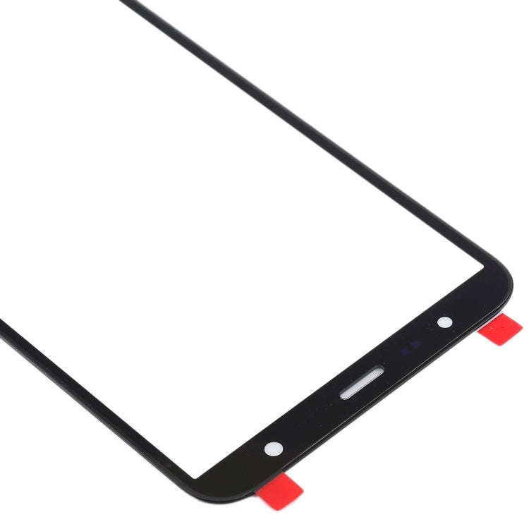 For Samsung Galaxy J4+ / J6+ / J610  10pcs Front Screen Outer Glass Lens (Black)