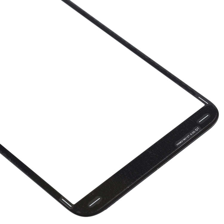 For Samsung Galaxy J4+ / J6+ / J610  10pcs Front Screen Outer Glass Lens (Black)