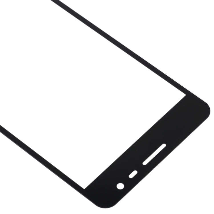 For Samsung Galaxy J3 Pro / J3110 10pcs Front Screen Outer Glass Lens (Black)