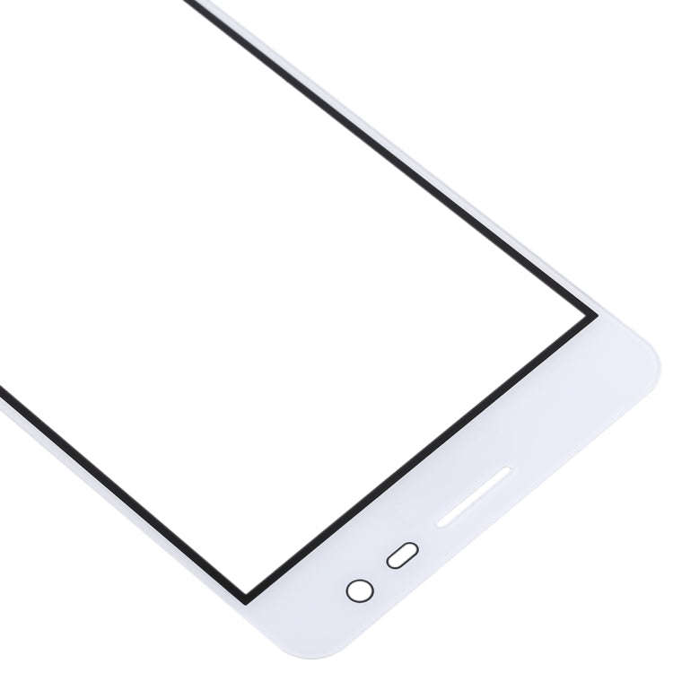 For Samsung Galaxy J3 Pro / J3110 10pcs Front Screen Outer Glass Lens (White)