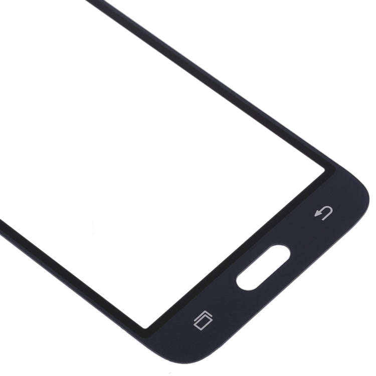 For Samsung Galaxy J1 (2016) / J120 10pcs Front Screen Outer Glass Lens (Black)