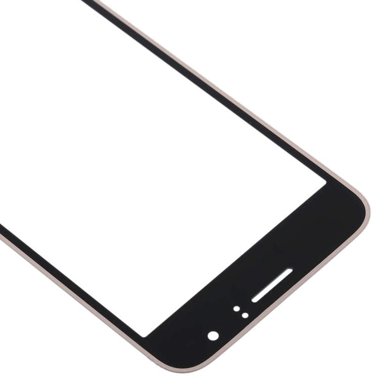 For Samsung Galaxy J1 (2016) / J120 10pcs Front Screen Outer Glass Lens (Gold)