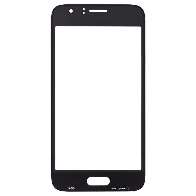 For Samsung Galaxy J1 (2016) / J120 10pcs Front Screen Outer Glass Lens (White)