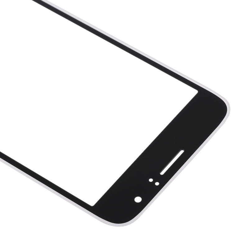 For Samsung Galaxy J1 (2016) / J120 10pcs Front Screen Outer Glass Lens (White)