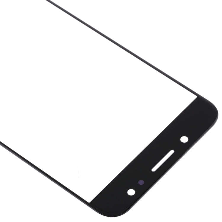 For Samsung Galaxy C8 / C7100, C7(2017) / J7+, C710F/DS 10pcs Front Screen Outer Glass Lens (Black)