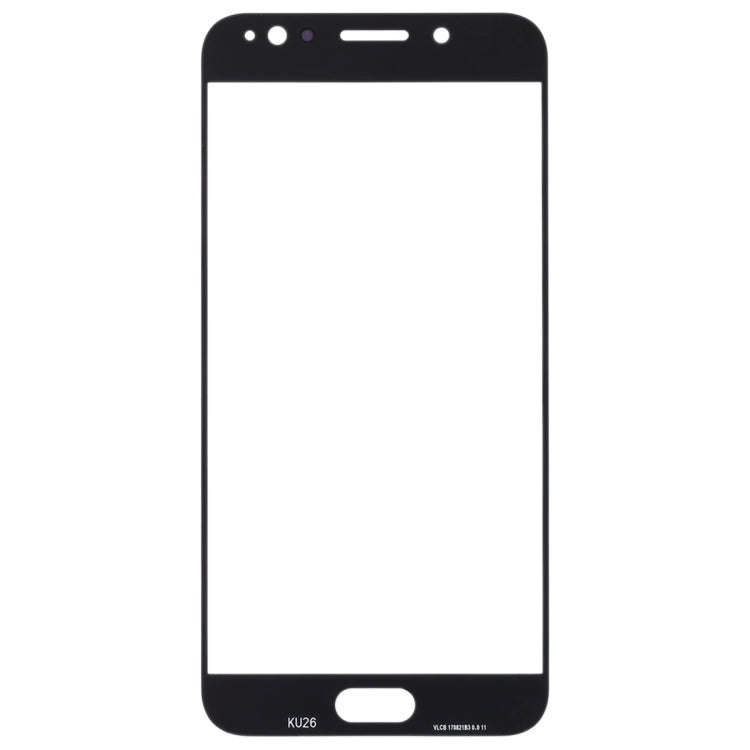 For Samsung Galaxy C8 / C7100, C7(2017) / J7+, C710F/DS 10pcs Front Screen Outer Glass Lens (White)
