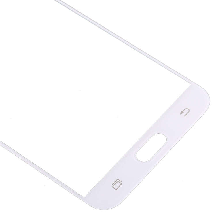 For Samsung Galaxy C8 / C7100, C7(2017) / J7+, C710F/DS 10pcs Front Screen Outer Glass Lens (White)