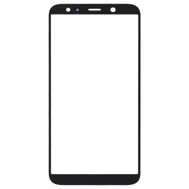 For Samsung Galaxy A6 (2018)  10pcs Front Screen Outer Glass Lens (Black)