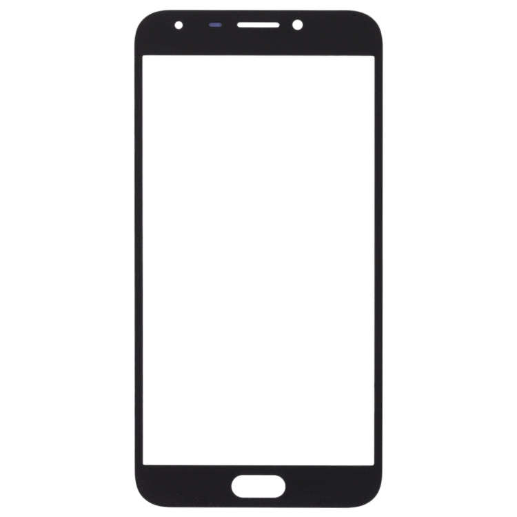 For Samsung Galaxy J4 (2018) 10pcs Front Screen Outer Glass Lens (Black)