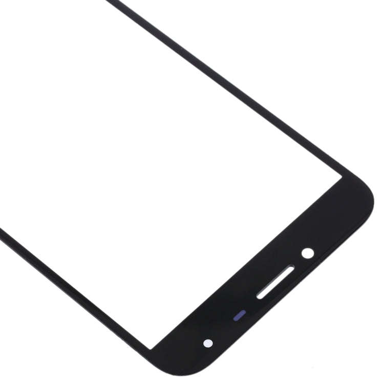 For Samsung Galaxy J4 (2018) 10pcs Front Screen Outer Glass Lens (Black)