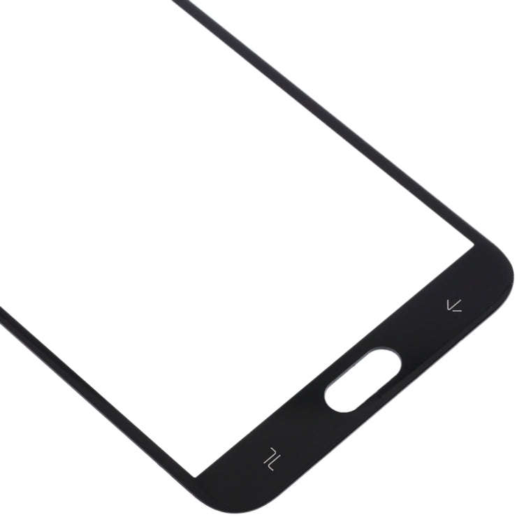 For Samsung Galaxy J4 (2018) 10pcs Front Screen Outer Glass Lens (Black)