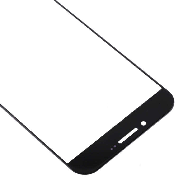 For Samsung Galaxy A8 (2016) / A810 10pcs Front Screen Outer Glass Lens (Black)