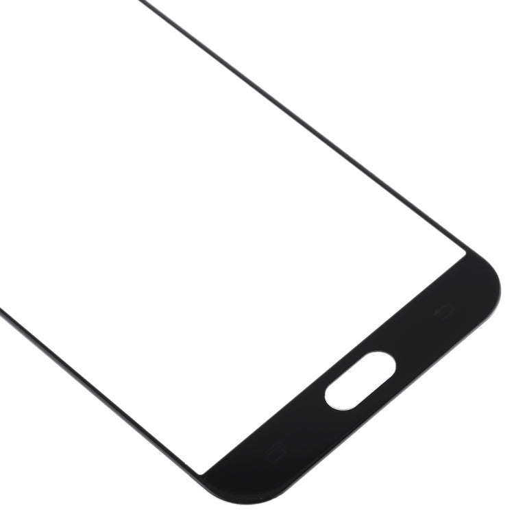 For Samsung Galaxy A8 (2016) / A810 10pcs Front Screen Outer Glass Lens (Black)