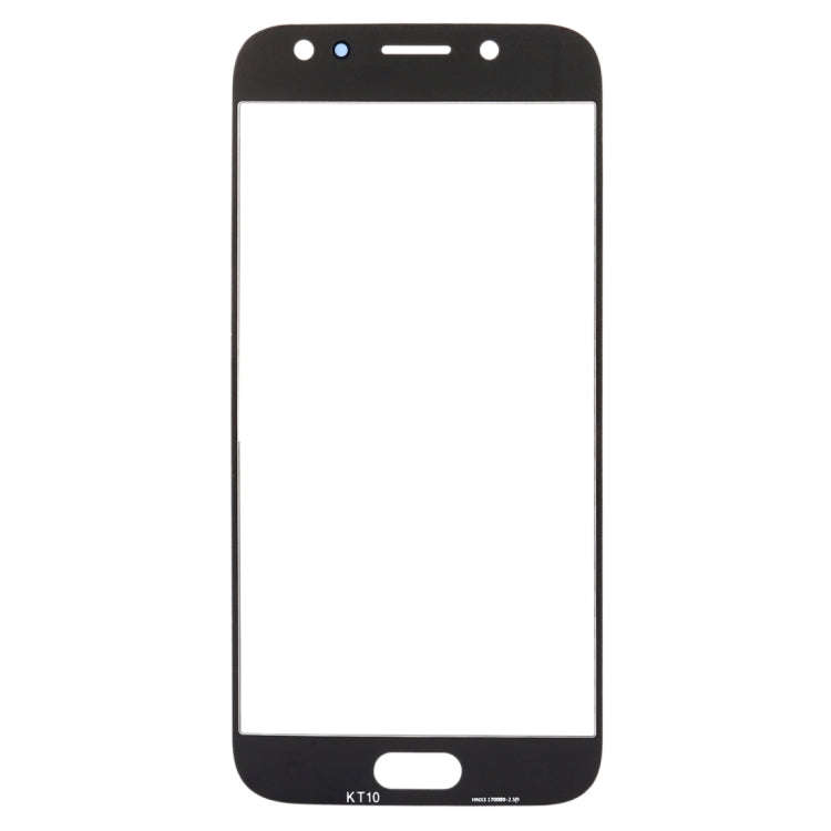 For Samsung Galaxy J7 (2017) / J730 10pcs Front Screen Outer Glass Lens (Gold)
