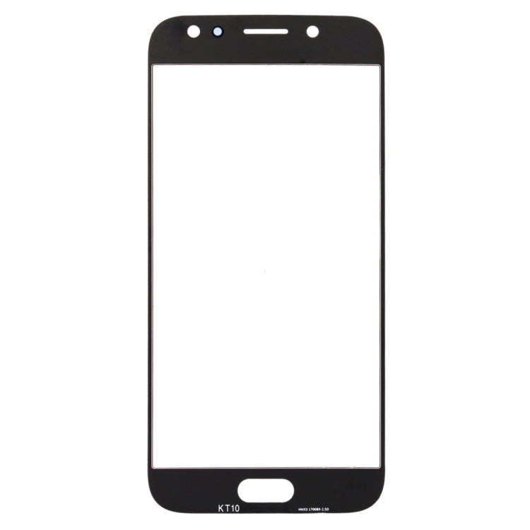 For Samsung Galaxy J7 (2017) / J730 10pcs Front Screen Outer Glass Lens (Rose Gold)