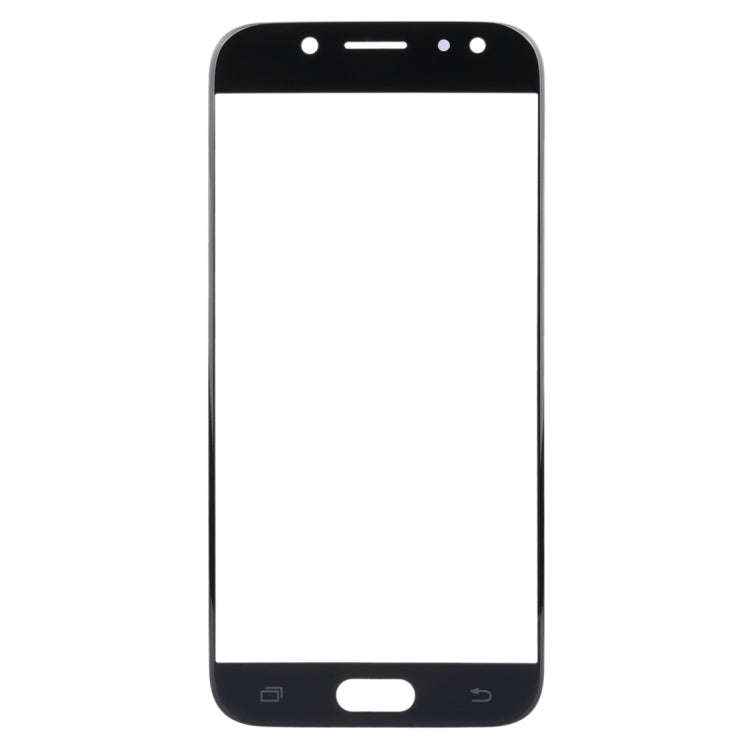 For Samsung Galaxy J5 (2017) / J530 10pcs Front Screen Outer Glass Lens (Black)