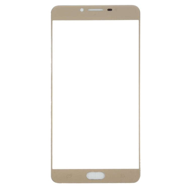 For Samsung Galaxy C9 Pro / C900 10pcs Front Screen Outer Glass Lens (Gold)