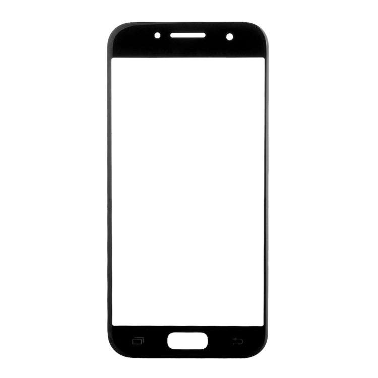 For Samsung Galaxy A7 (2017) / A720 10pcs Front Screen Outer Glass Lens (Black)
