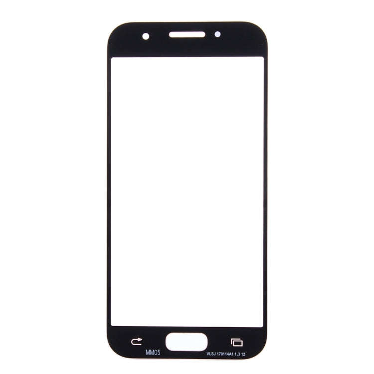 For Samsung Galaxy A7 (2017) / A720 10pcs Front Screen Outer Glass Lens (Pink)