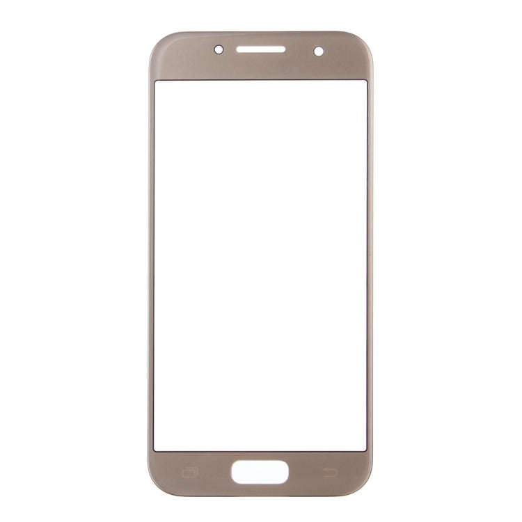 For Samsung Galaxy A5 (2017) / A520 10pcs Front Screen Outer Glass Lens (Gold)