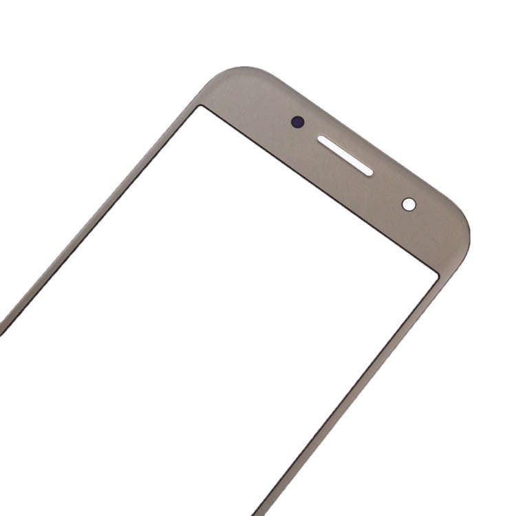 For Samsung Galaxy A3 (2017) / A320 10pcs Front Screen Outer Glass Lens (Gold)