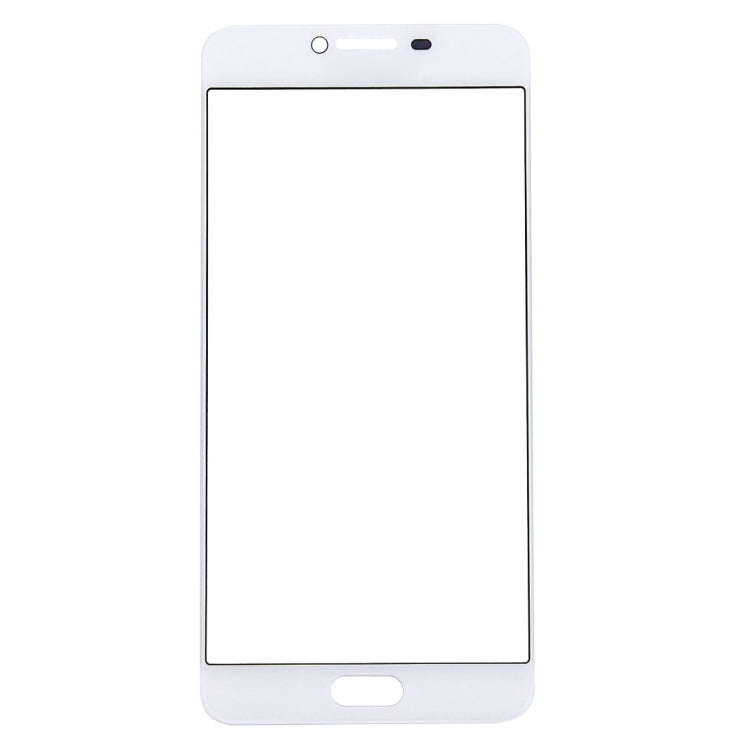 For Samsung Galaxy C5 10pcs Front Screen Outer Glass Lens (White)