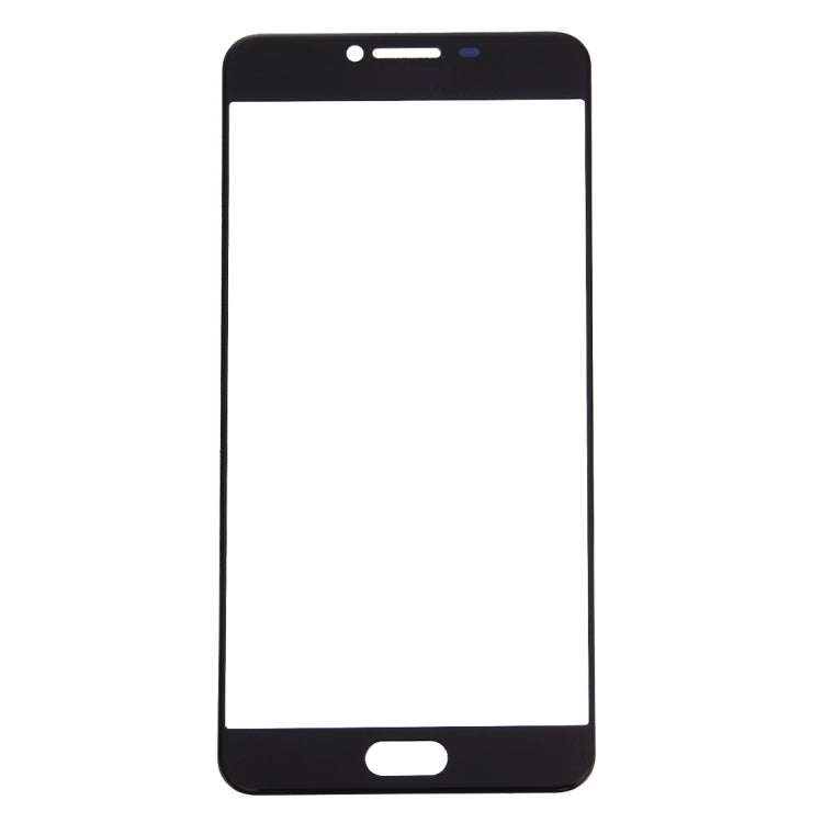 For Samsung Galaxy C7 10pcs Front Screen Outer Glass Lens (Black)