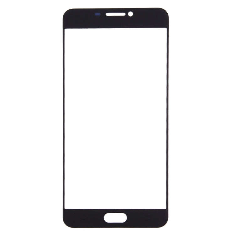 For Samsung Galaxy C7 10pcs Front Screen Outer Glass Lens (Black)