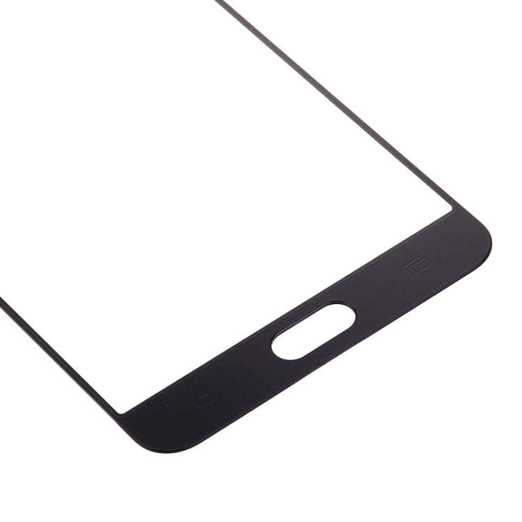 For Samsung Galaxy C7 10pcs Front Screen Outer Glass Lens (Black)