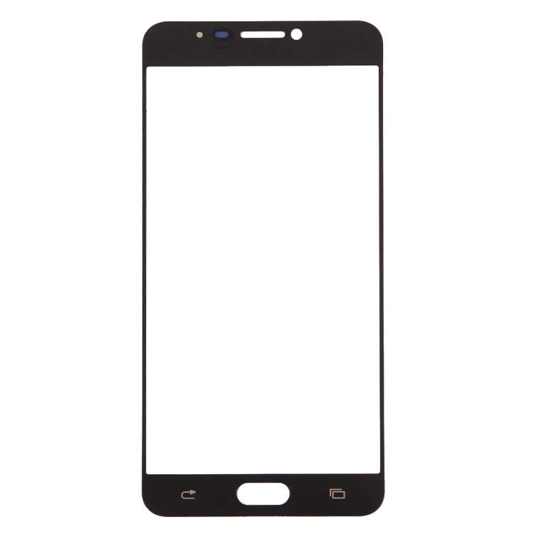 For Samsung Galaxy C7 10pcs Front Screen Outer Glass Lens (Gold)