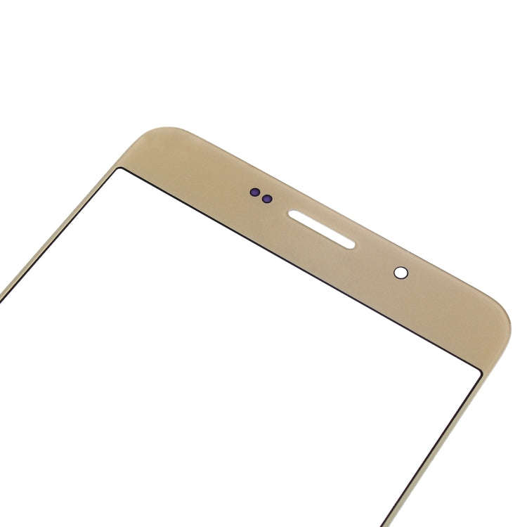 For Samsung Galaxy A9 (2016) / A900 10pcs Front Screen Outer Glass Lens (Gold)