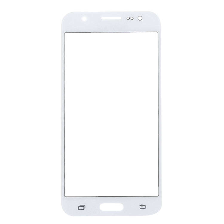 For Samsung Galaxy J7 / J700 10pcs Front Screen Outer Glass Lens (White)
