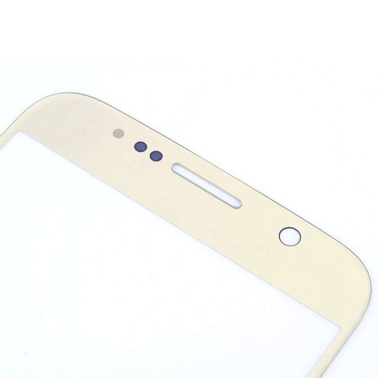 For Samsung Galaxy S6 / G920F 10pcs Front Screen Outer Glass Lens (Gold)